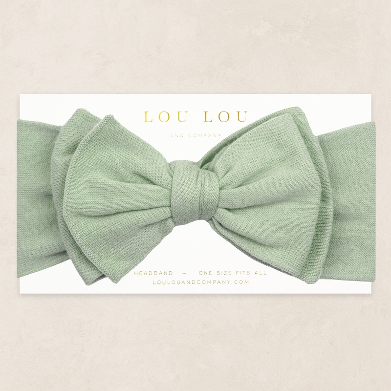 Knit Headband – Sage