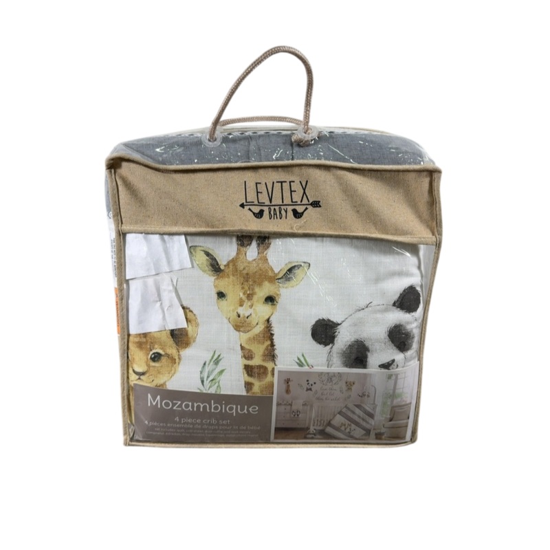 Levtex Baby Four Piece Crib Bedding Set, Mozambique