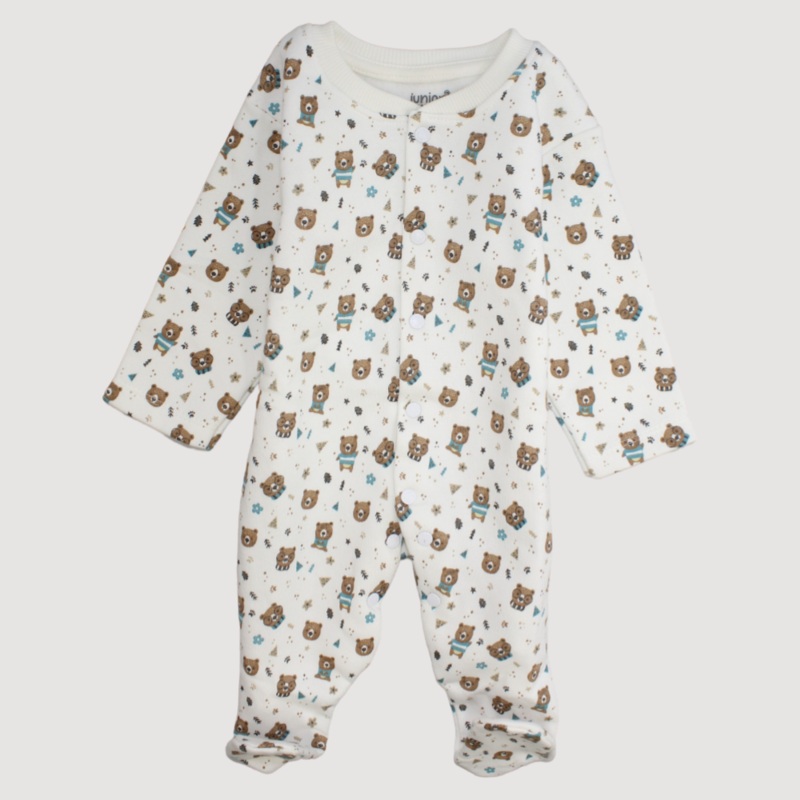 Little Bears Long-Sleeved Baby Footie