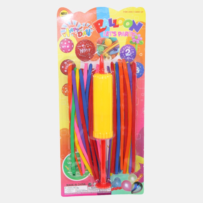 Long Balloons with Pump  Creative Balloon Twisting Fun