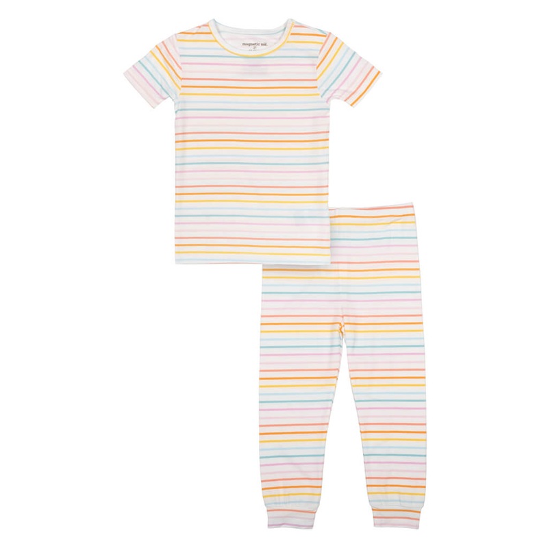 Magnetic Me Modal 2 Piece Pajamas Candy Stripe