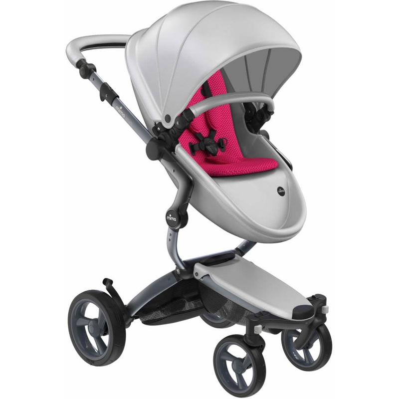 Mima Xari Complete Stroller, Graphite – Argento / Magenta