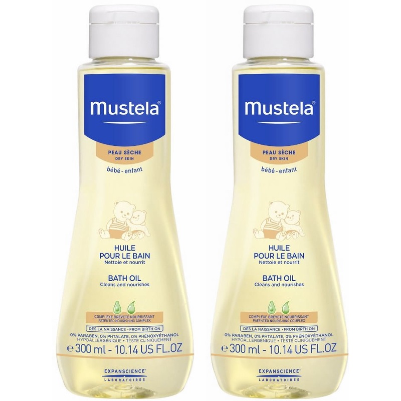 Mustela Bath Oil, 10.14 oz – 2 Pack