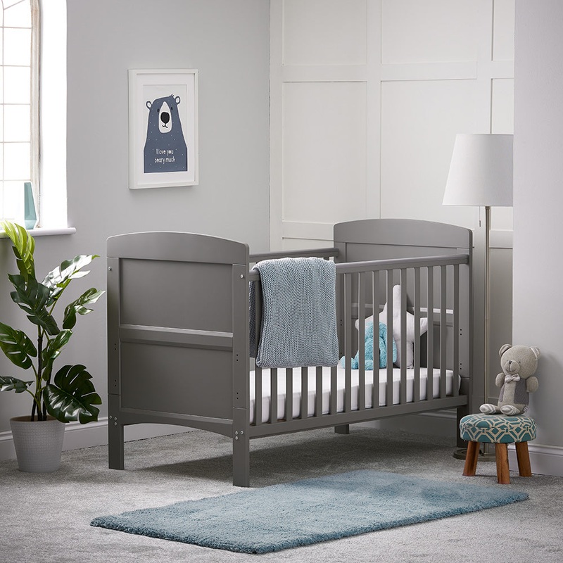 Obaby Grace Cot Bed – Taupe Grey