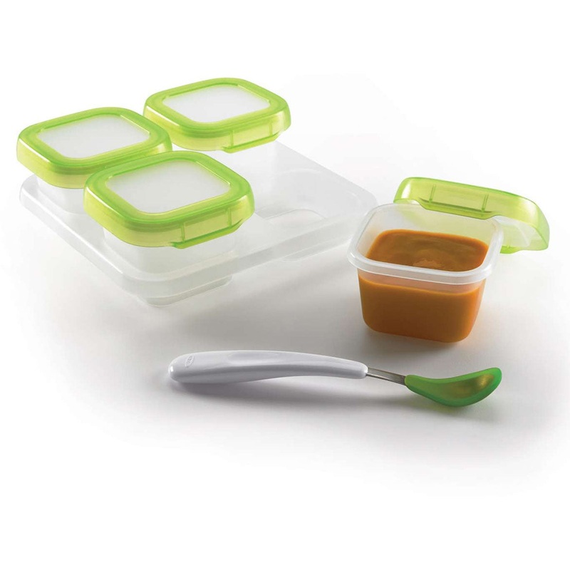 OXO Tot Baby Blocks Freezer Storage Containers 4-Ounce Set
