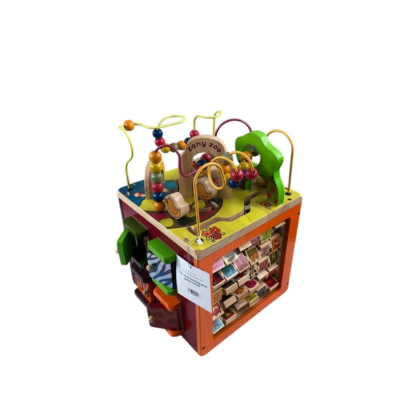 B. toys Zany Zoo Wooden Activity Cube
