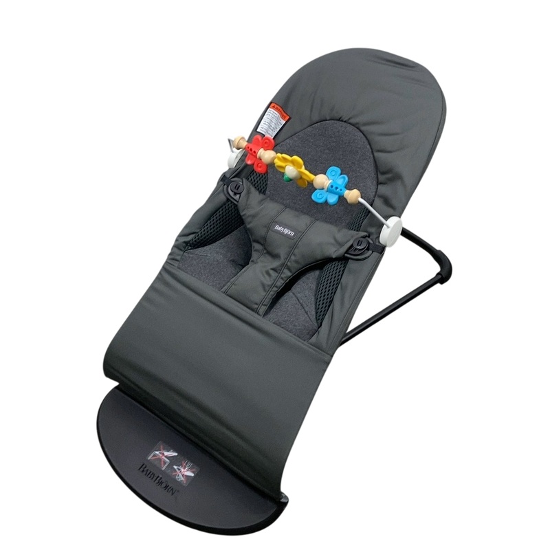 BabyBjorn Bouncer Balance, Black Frame, Dark Gray