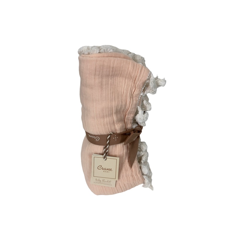 Crane Baby 6 Layer Muslin Blanket, Desert Rose