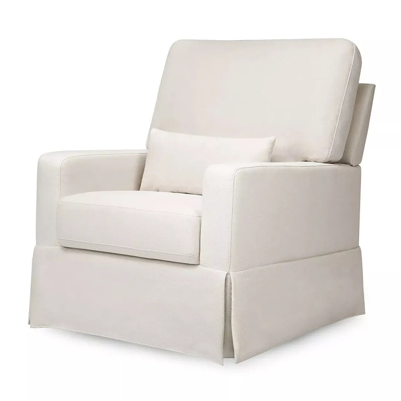 Crawford Pillowback Comfort Swivel Glider in Eco-Performance Fabric