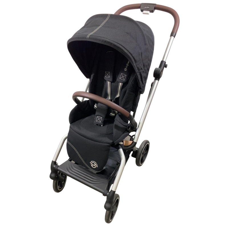 Cybex Eezy S Twist+2 Stroller, 2023, Moon Black