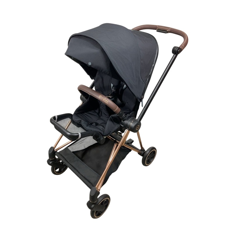 Cybex MIOS Stroller, 2021, Deep Black, Rose Gold
