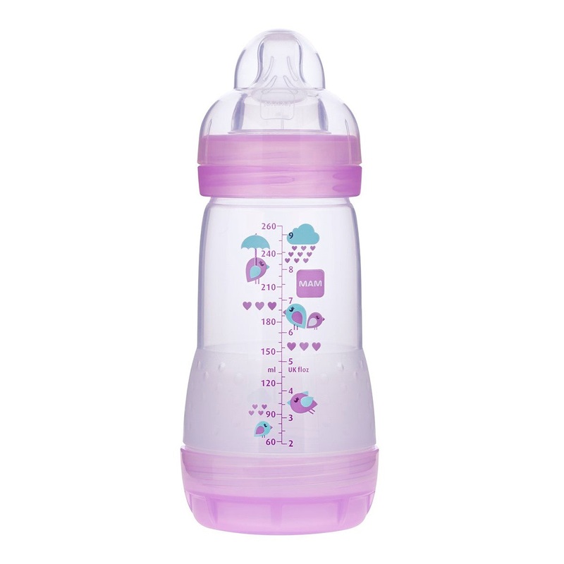 MAM Baby Anti-Colic Bottle, 9oz – Girl