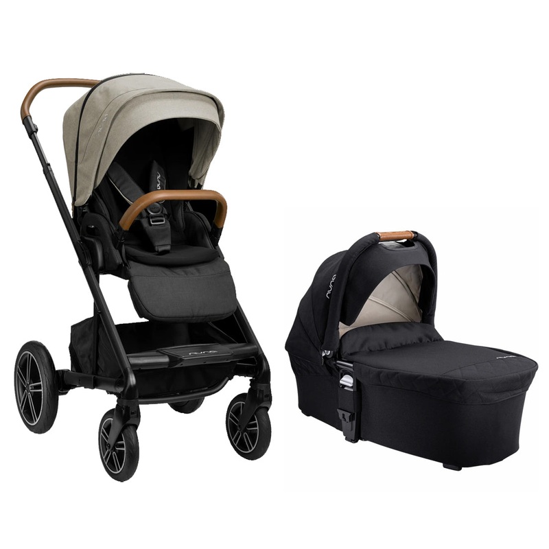 Nuna MIXX Next Stroller + Bassinet Bundle – Timber