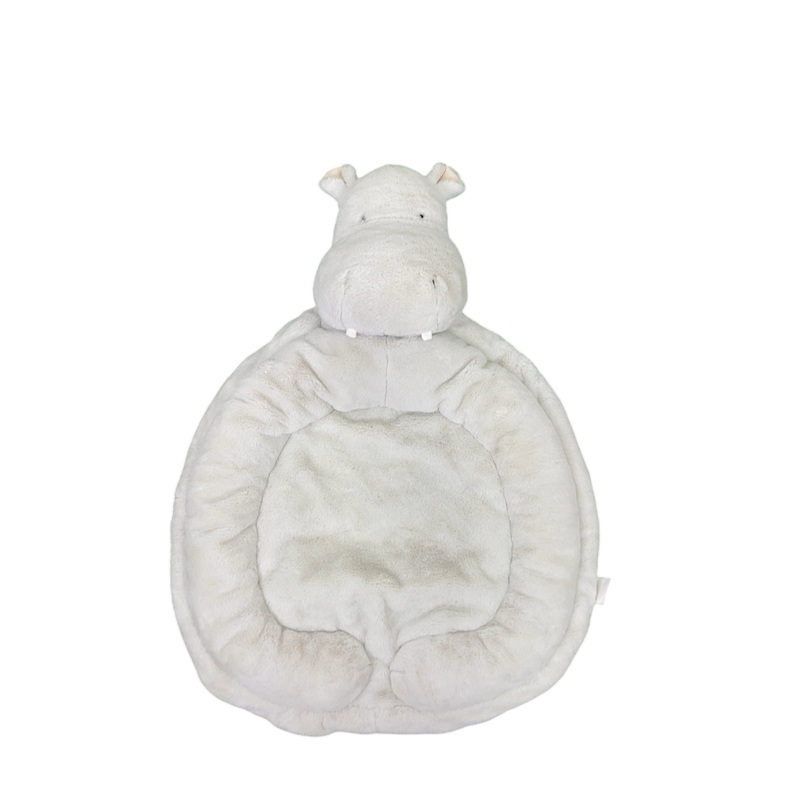 Pottery Barn Kids Plush Play Mat, Gray Hippo