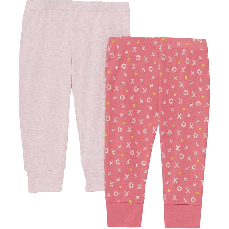 Skip Hop ABC-123 Baby Pants Set – Pink (9 Months)
