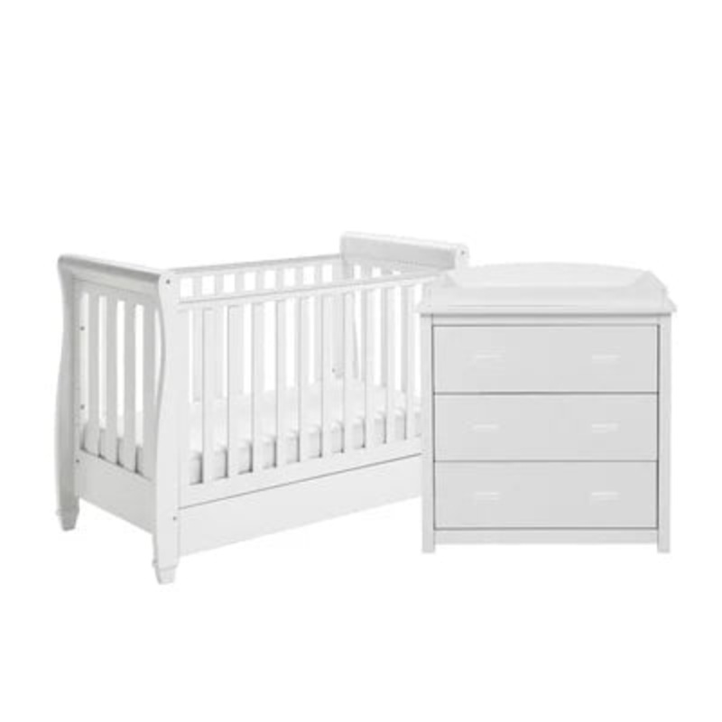 Babymore Eva 2 Piece Room Set – White