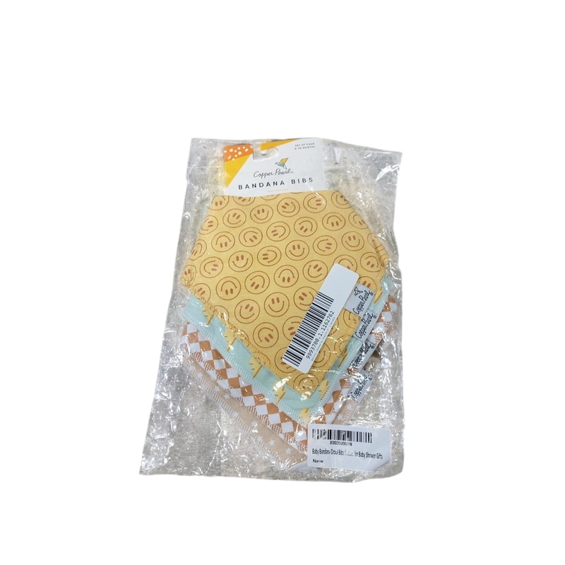 Copper Pearl Bandana Bibs 4-Pack, Vance