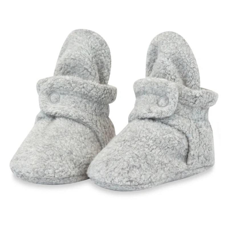 Cozie Fleece Baby Bootie – Heather Grey