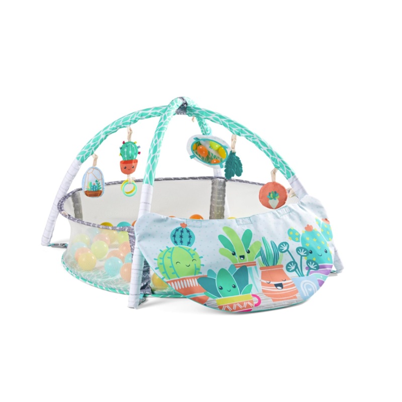 Infantino 4-in-1 Jumbo Activity Gym and Ball Pit, Succulents