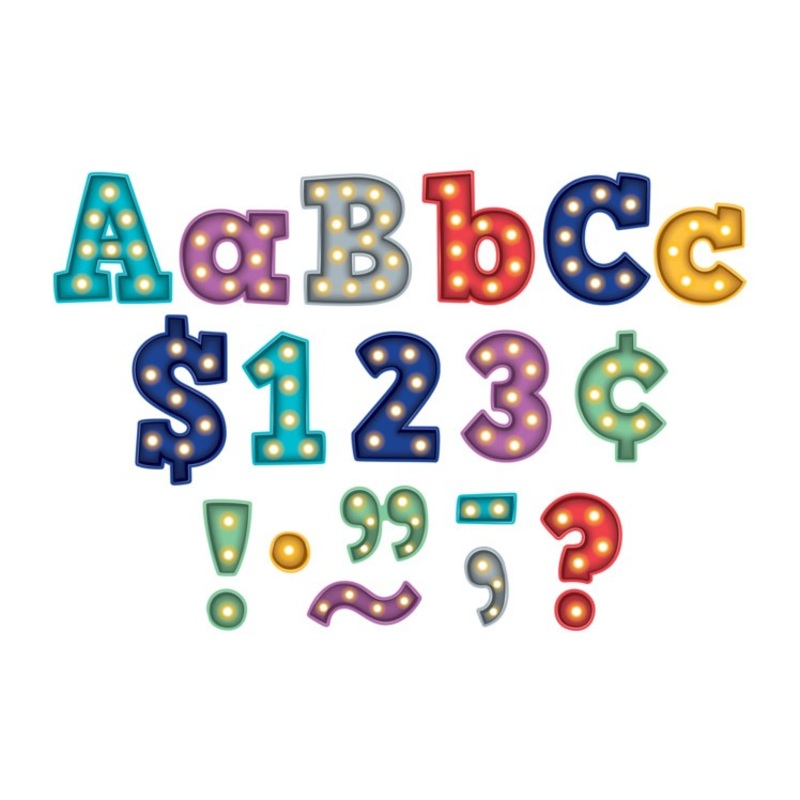 Marquee Bold Block 4″ Letters Combo Pack