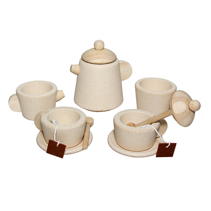 Wooden Tea Set