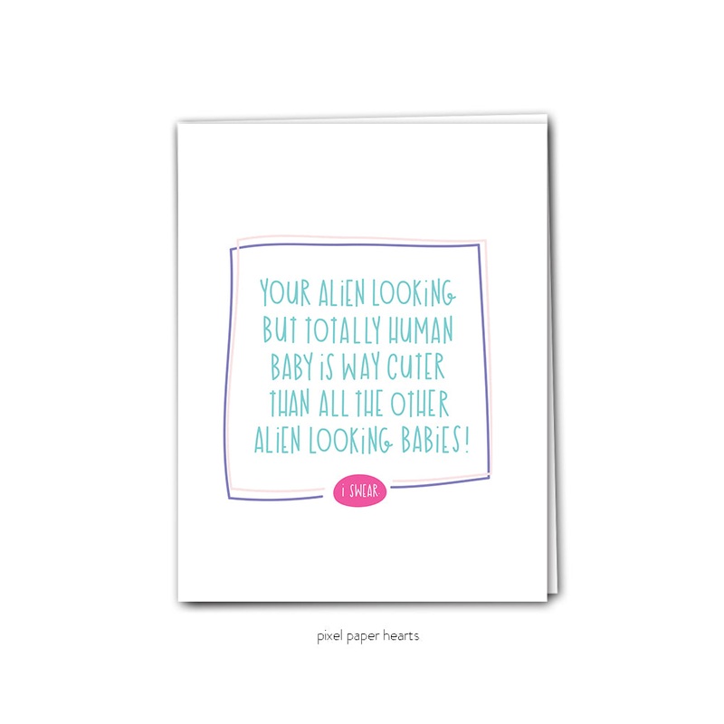 Card – Alien Baby