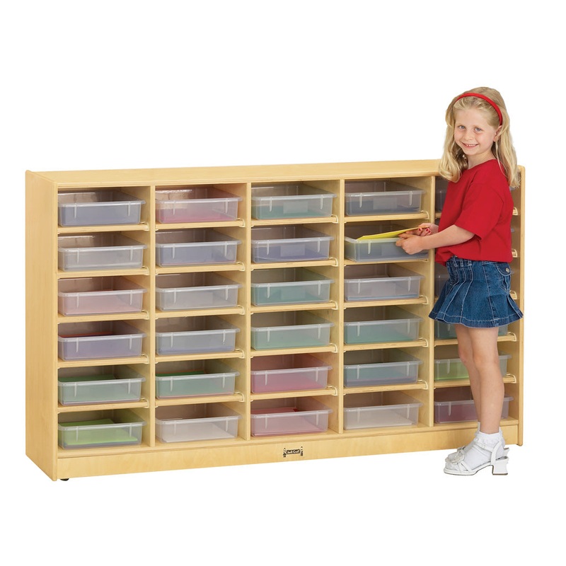 Jonti-Craft 30 Paper-Tray Mobile Storage – without Paper-Trays