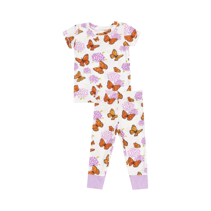 Loungewear Set – Monarch Butterflies and Milkweed