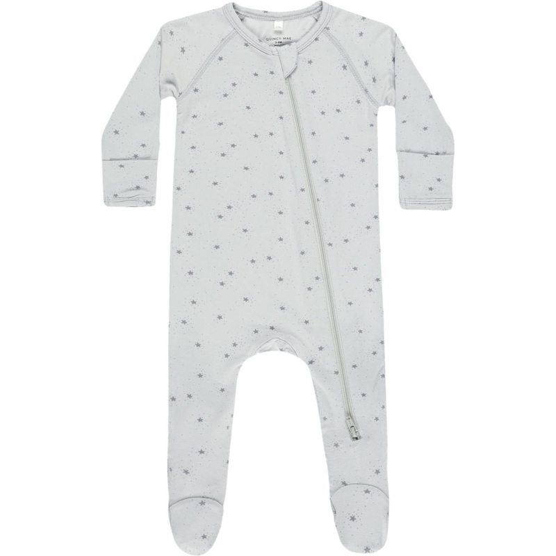 Quincy Mae Bamboo Zip Footie || Twinkle
