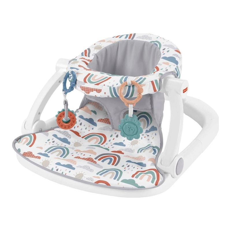 Sit-Me-up Floor Seat – Rainbow Showers (See description)