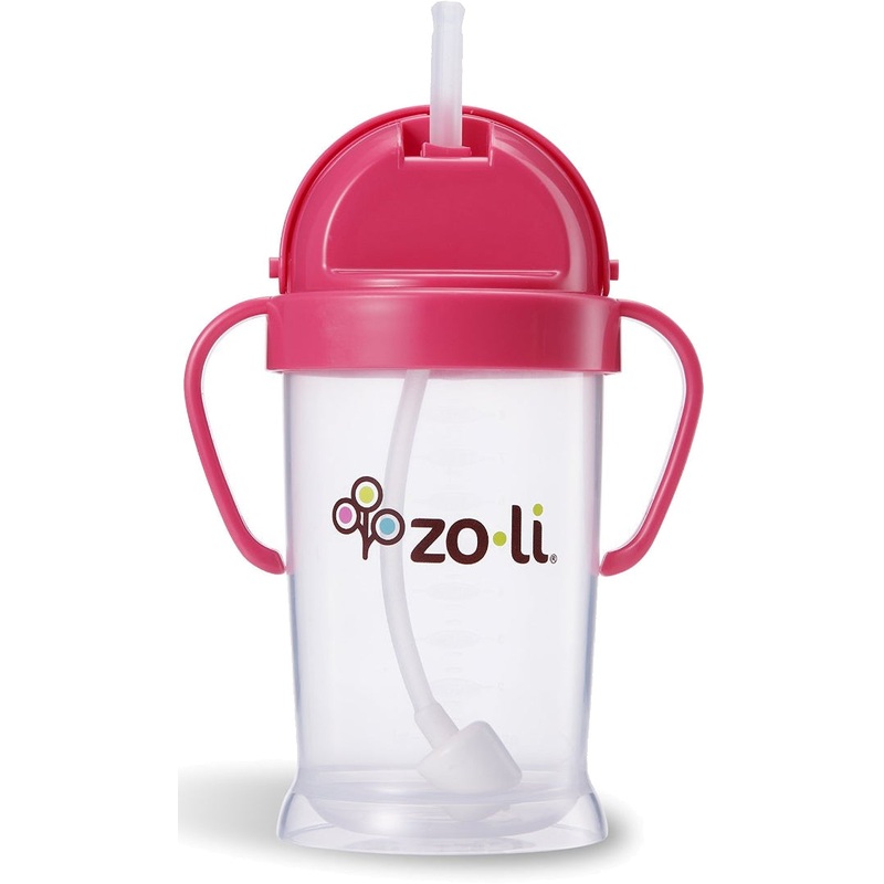 ZoLi BOT XL 9 oz. Straw Sippy Cup – Pink