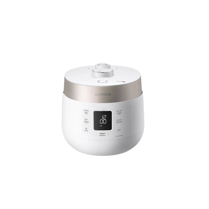 6-Cup Heating Pressure Twin Pressure Rice Cooker and Warmer
