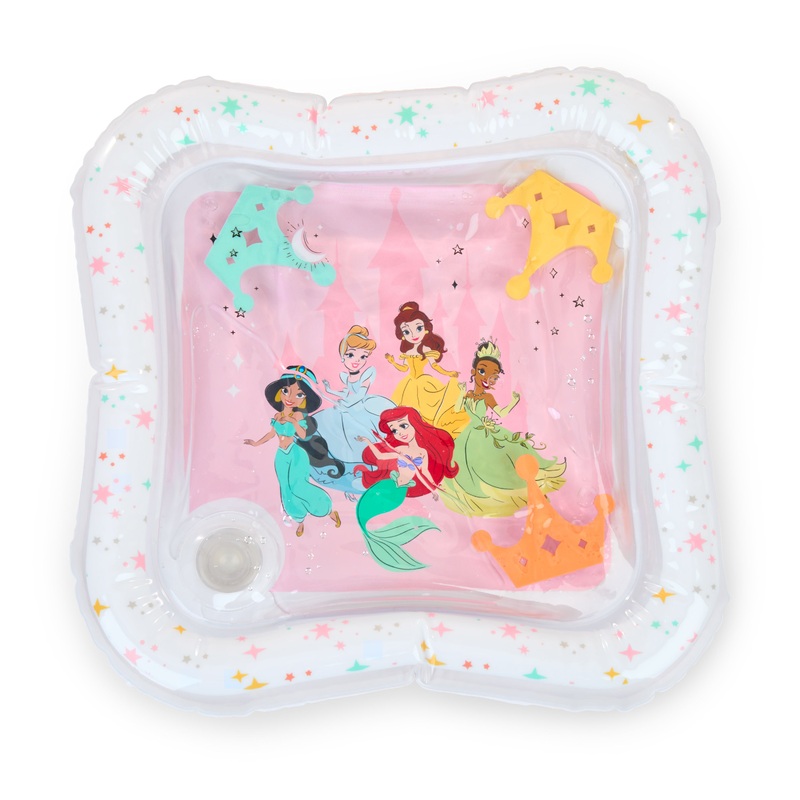 Bright Starts Disney Princess Royal Splash Water Mat, Newborn Baby Play Mat