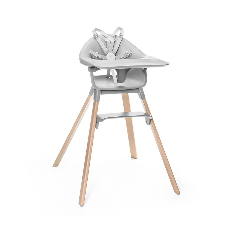 Clikk High Chair – Soft Grey