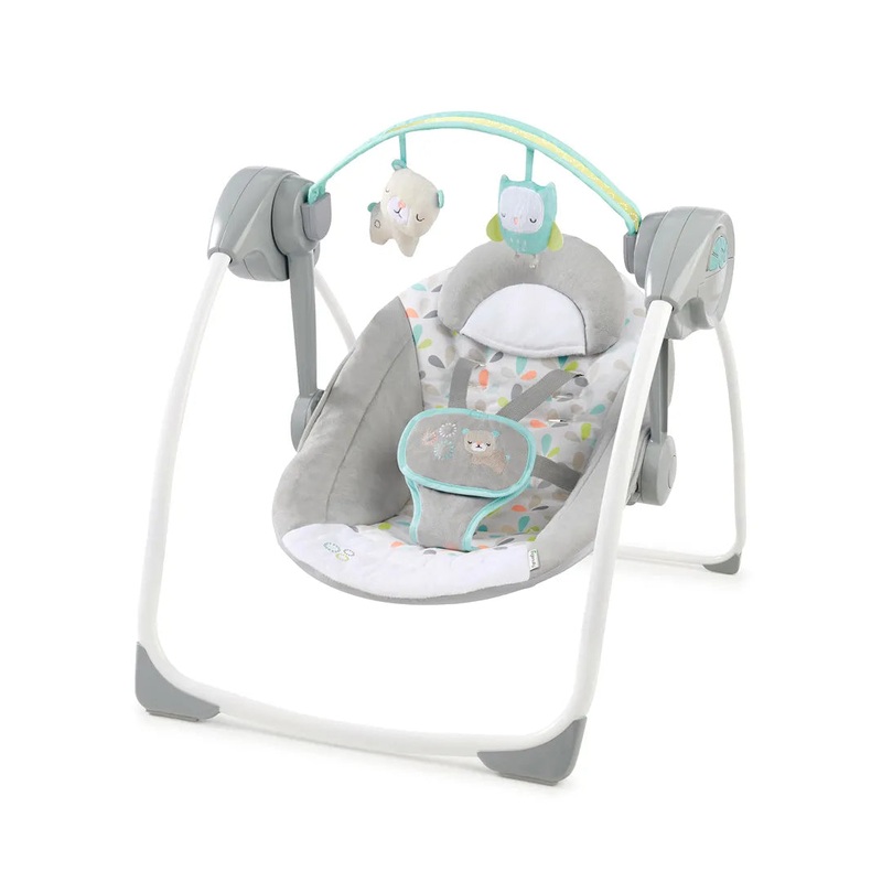 Comfort 2 Go Compact Portable Baby Swing with Music – Fanciful Forest