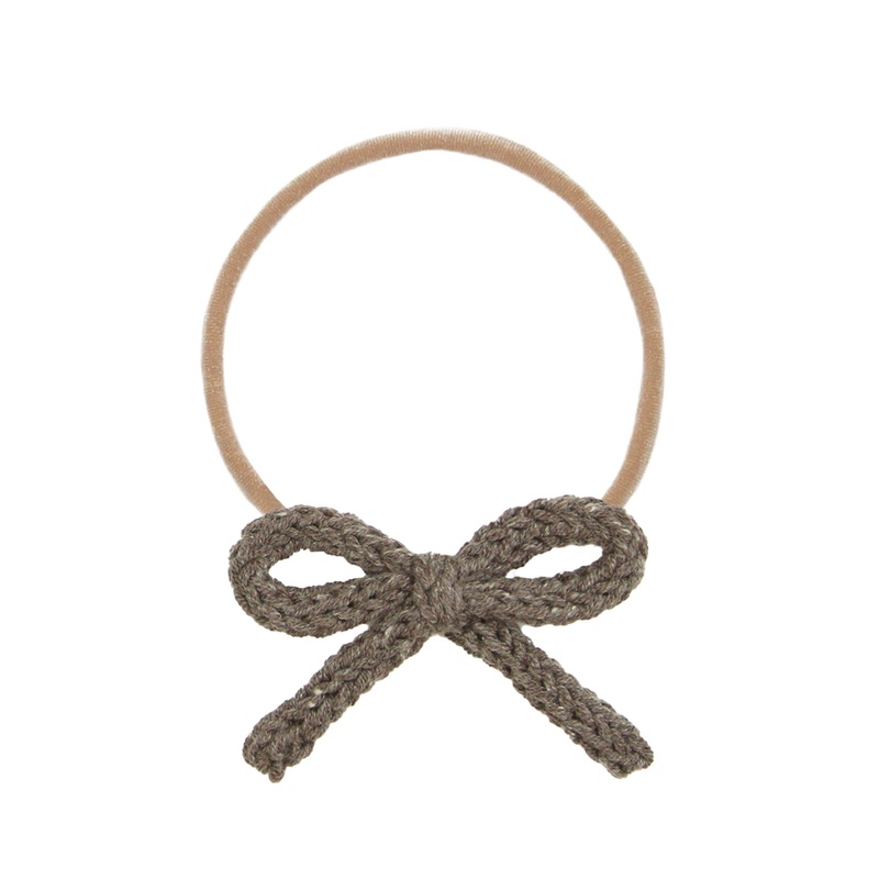 Crochet Bow – Cocoa Headband