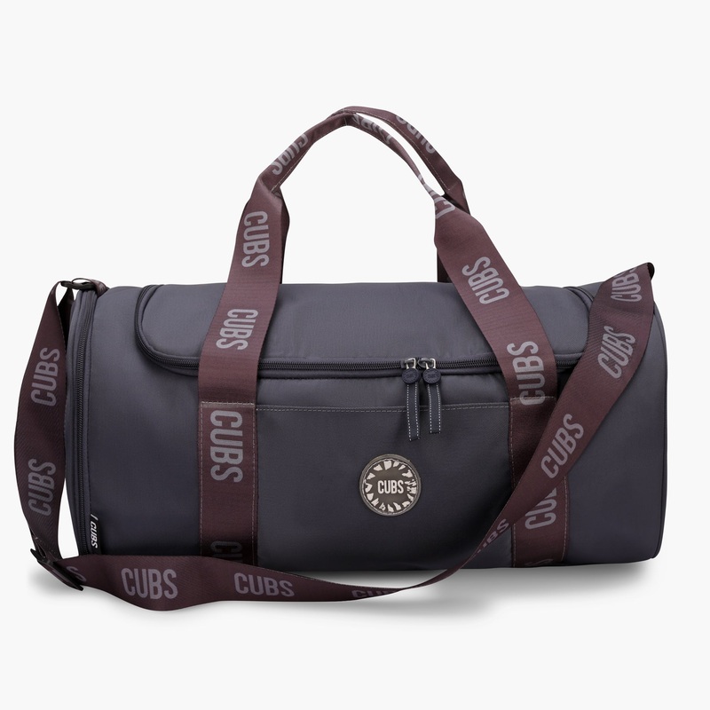 Cubs Graphite Grey Premium Duffel Bag