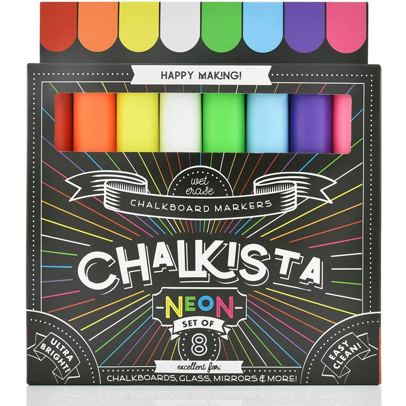 Liquid Chalk Markers For Chalkboard – Wet Erase Dustless