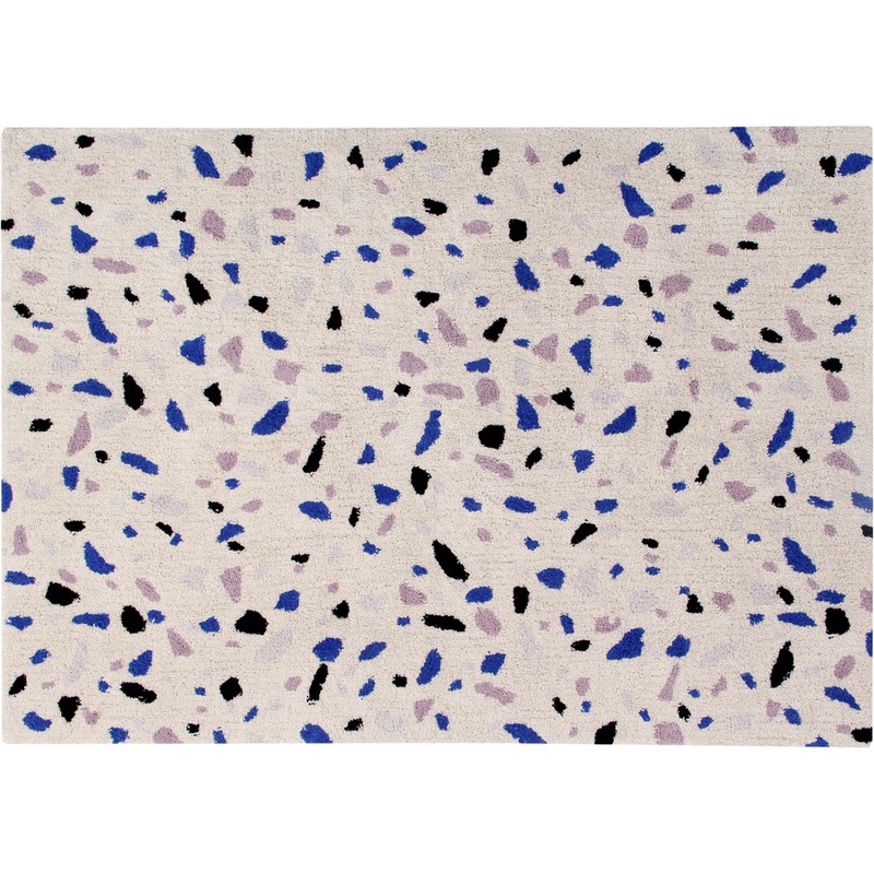Lorena Canals Terrazzo Rug – Sapphire (4′ 7” x 6′ 7”)