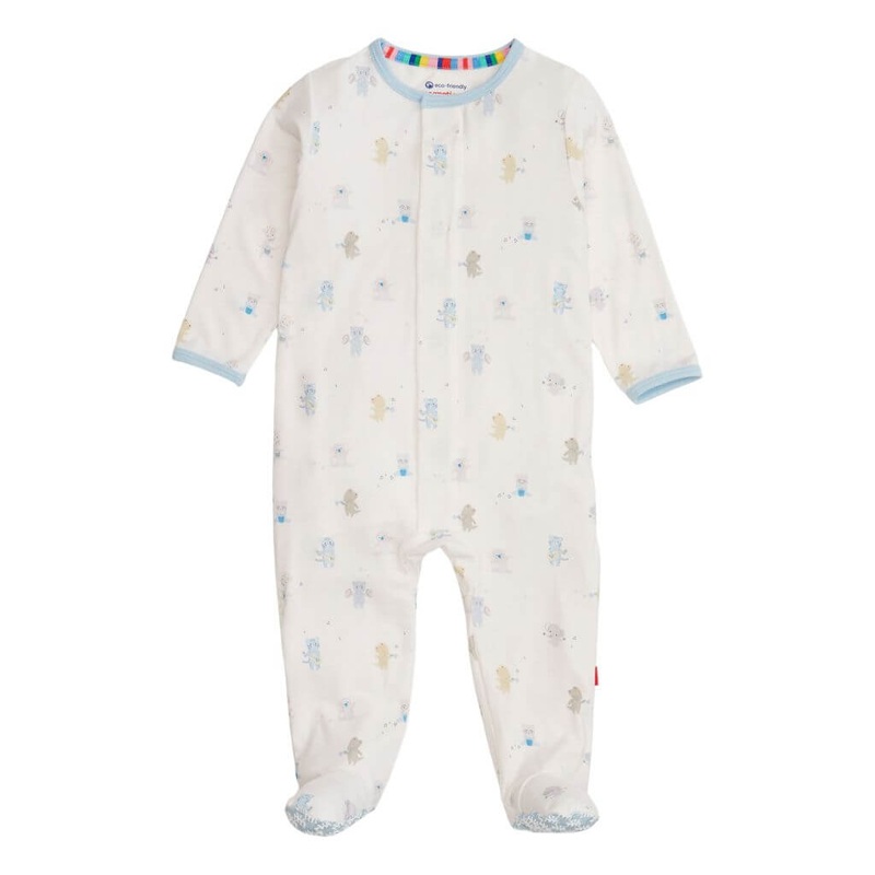 Modal Footie Baby Beats Blue