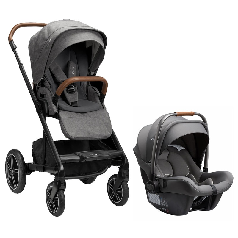 Nuna MIXX Next + PIPA Lite R Travel System Bundle – Granite/Granite
