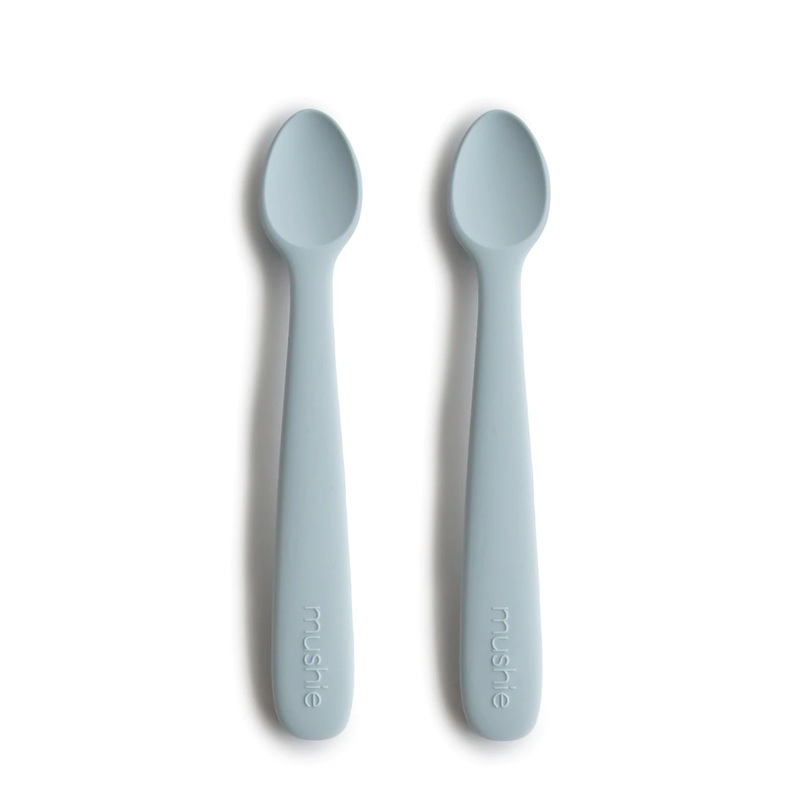 Silicone Feeding Spoons – 2 Pack – Powder Blue