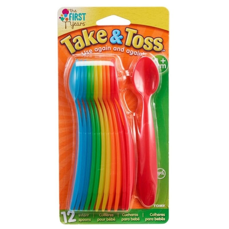 Take and Toss Infant Spoons – 12 Pack