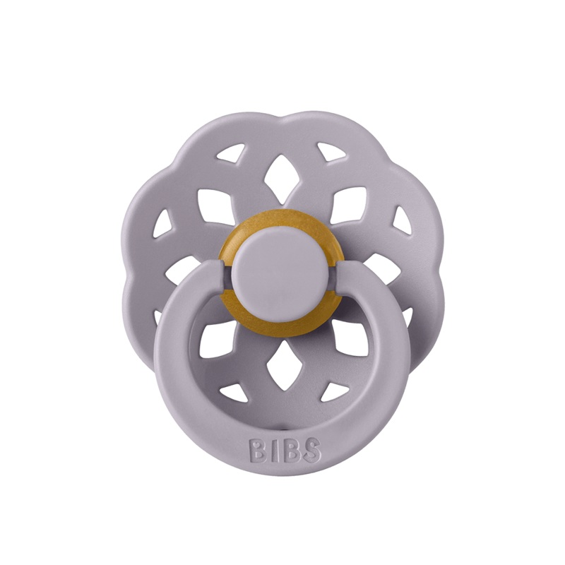 BIBS  Boheme Pacifier 1-Pack (Latex, Size 2, Dusky Lilac)