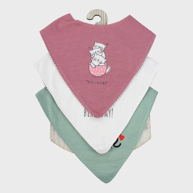 Cute Baby’s Bib (Pack Of 3)
