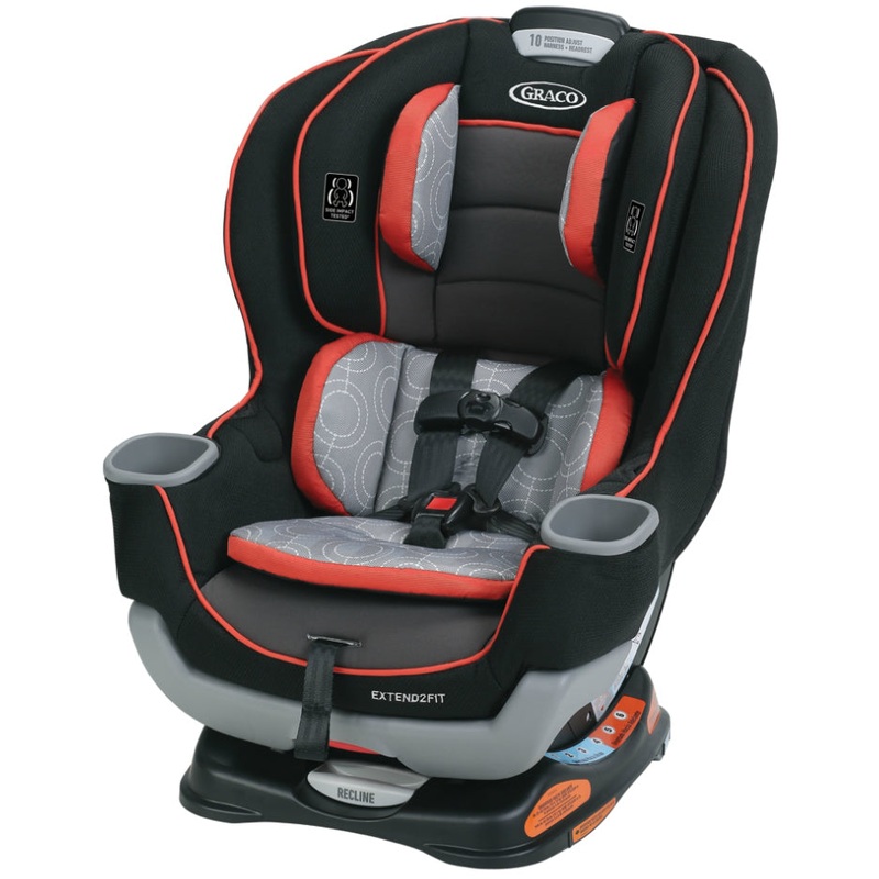 Graco Extend2Fit Convertible Car Seat – Solar