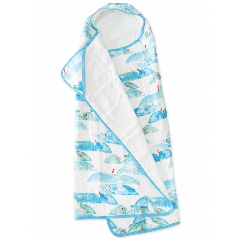 Little Unicorn Cotton Big Kid Hooded Towel – Surf