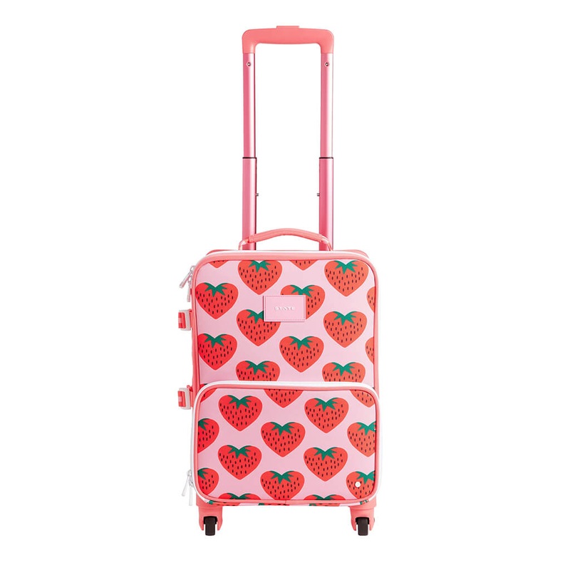 Mini Logan Carry-On Suitcase Strawberries