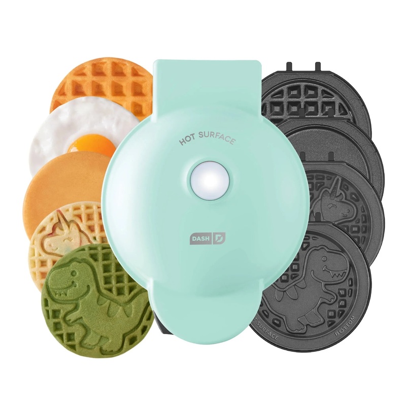 MultiMaker Mini System with 6 Removable Plates: Waffle and Griddle