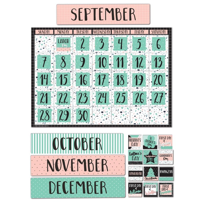 Simply Sassy Calendar Bulletin Board Set (D)